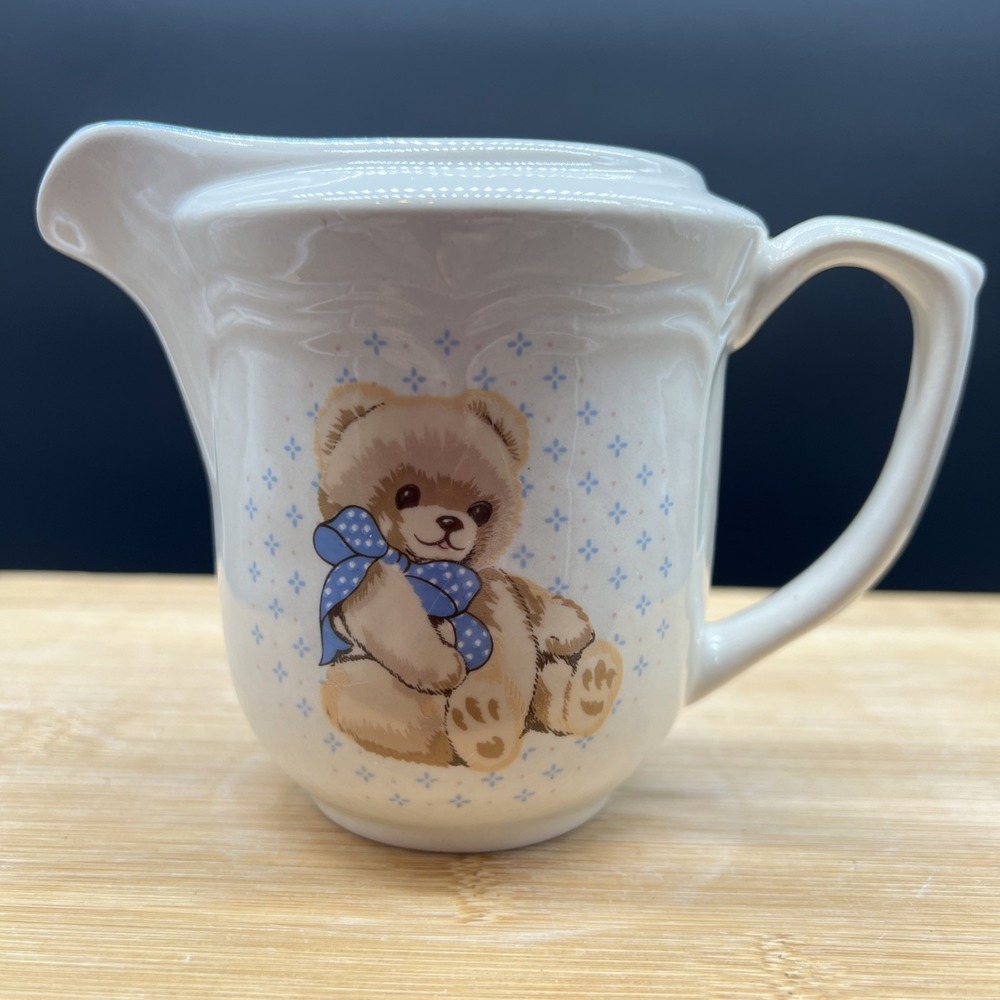 Vintage Tienshan Theodore Teddy Country Bear Creamer Pitcher
